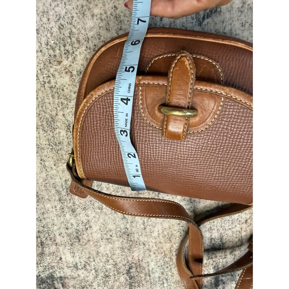 VTG 90’s Coach Cassidy Mini Crossbody Brown Gold Hardware USA Dakota Saddle Rare - Picture 5 of 12